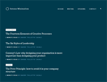 Tablet Screenshot of intenseminimalism.com